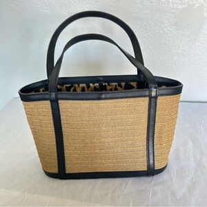 Maxx New York Straw Mini Tote Bag